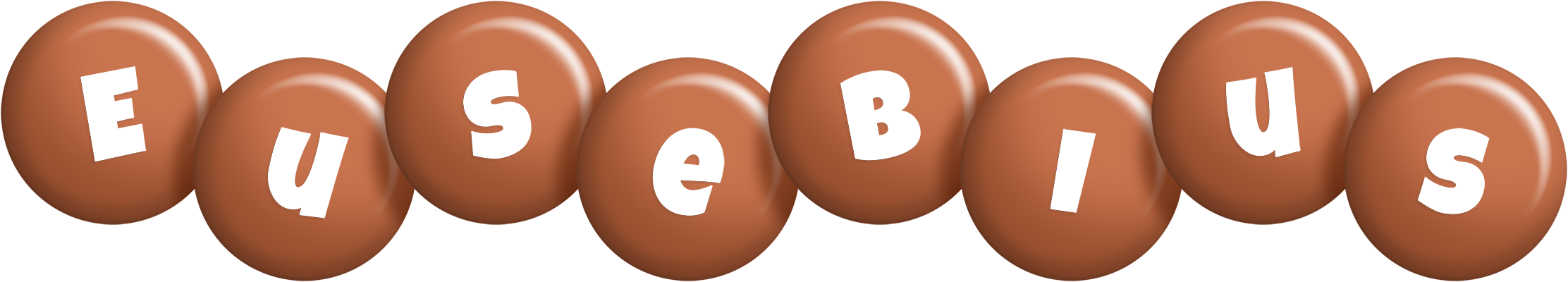 Eusebius candy-brown logo