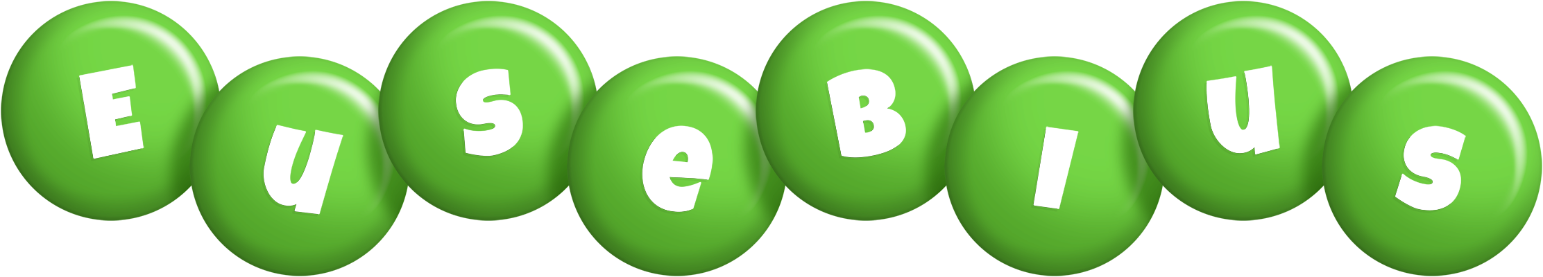 Eusebius candy-green logo