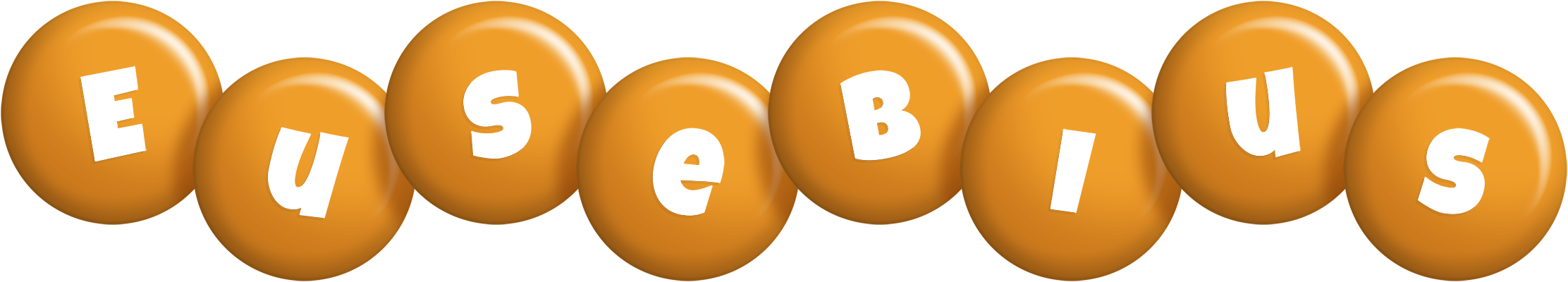 Eusebius candy-orange logo