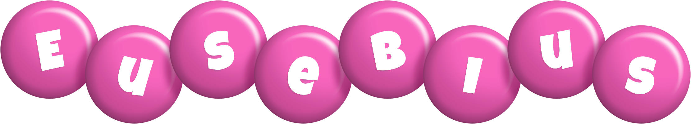Eusebius candy-pink logo