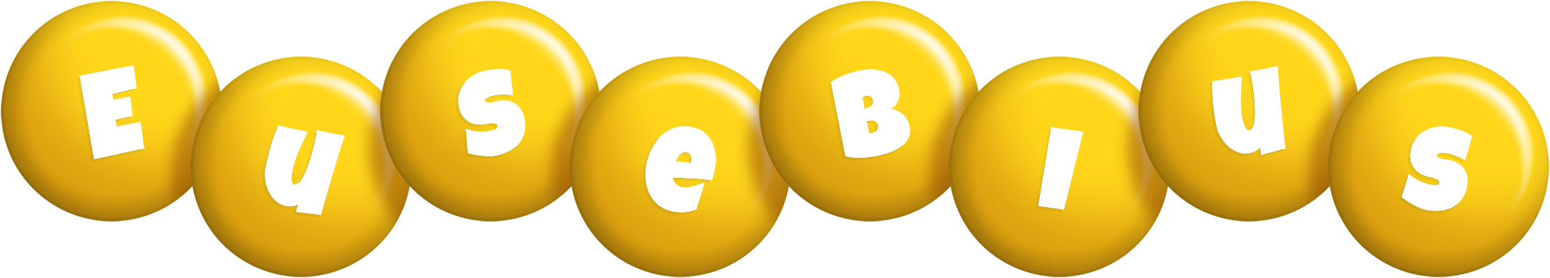 Eusebius candy-yellow logo