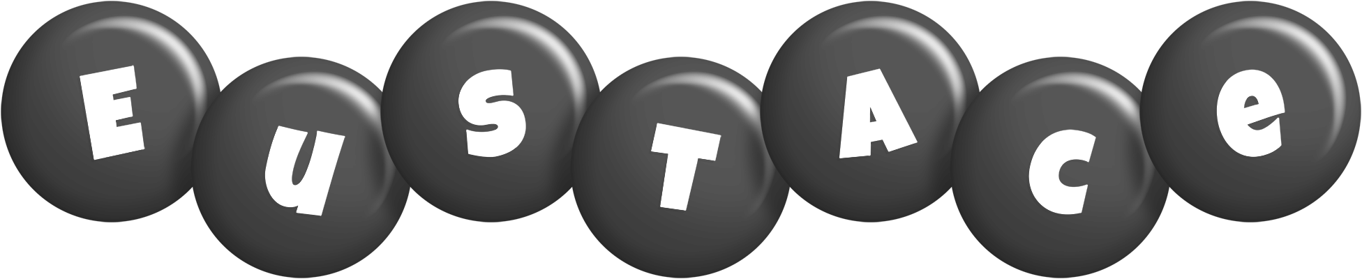 Eustace candy-black logo