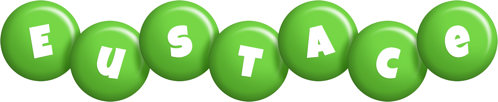 Eustace candy-green logo