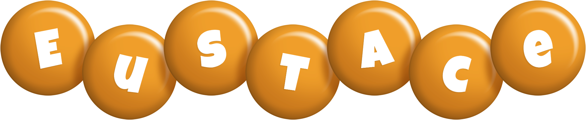 Eustace candy-orange logo