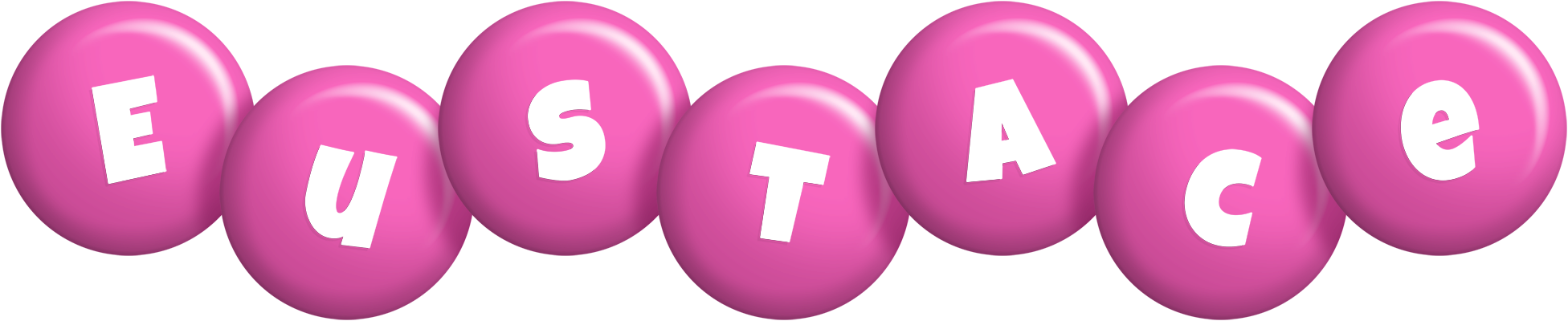 Eustace candy-pink logo