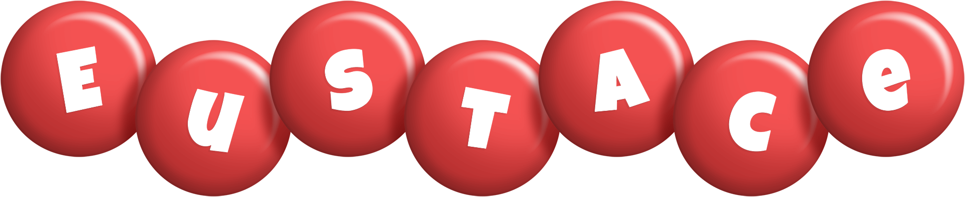 Eustace candy-red logo