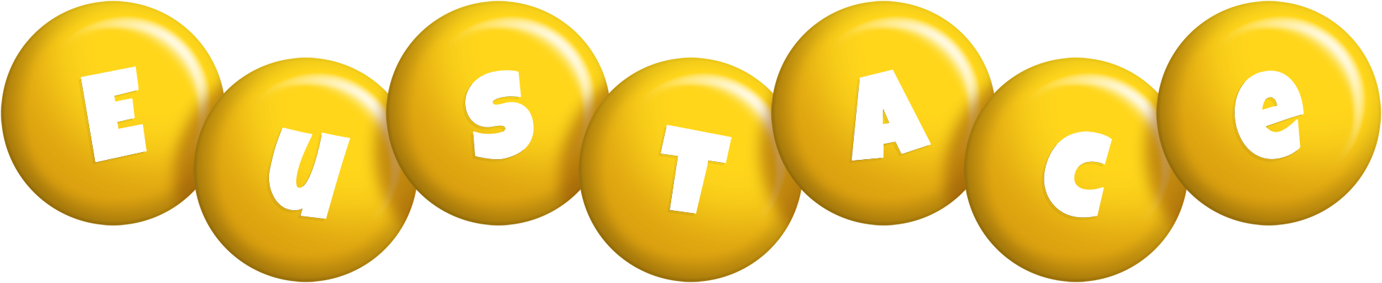 Eustace candy-yellow logo