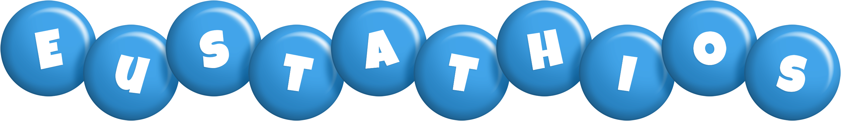 Eustathios candy-blue logo