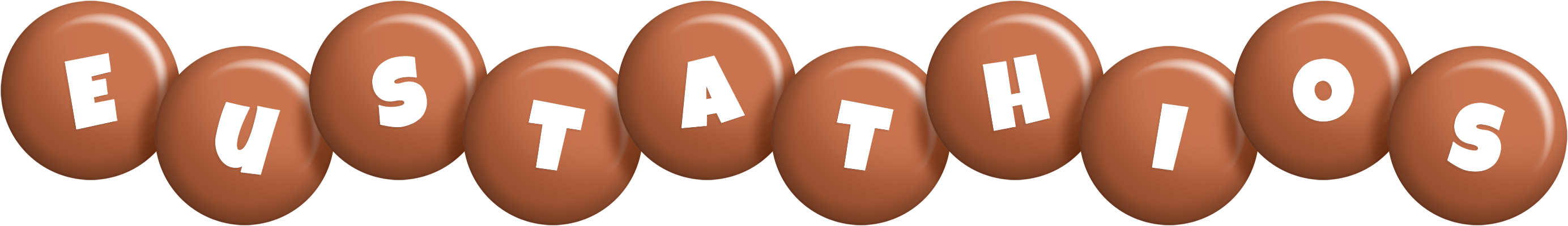Eustathios candy-brown logo
