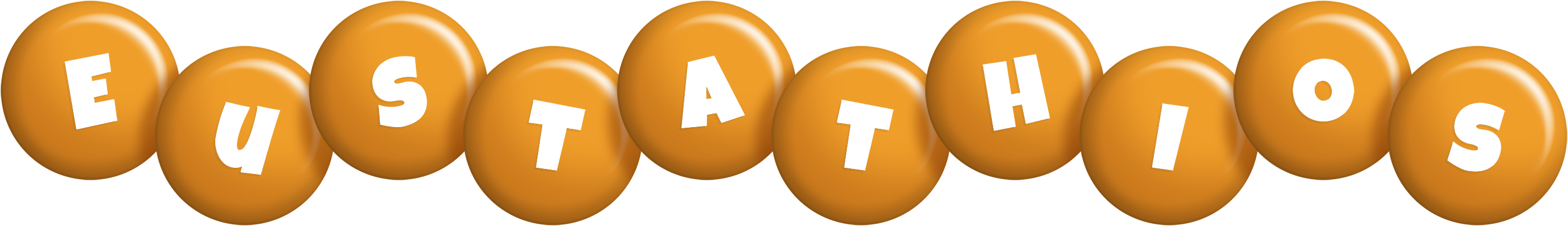 Eustathios candy-orange logo