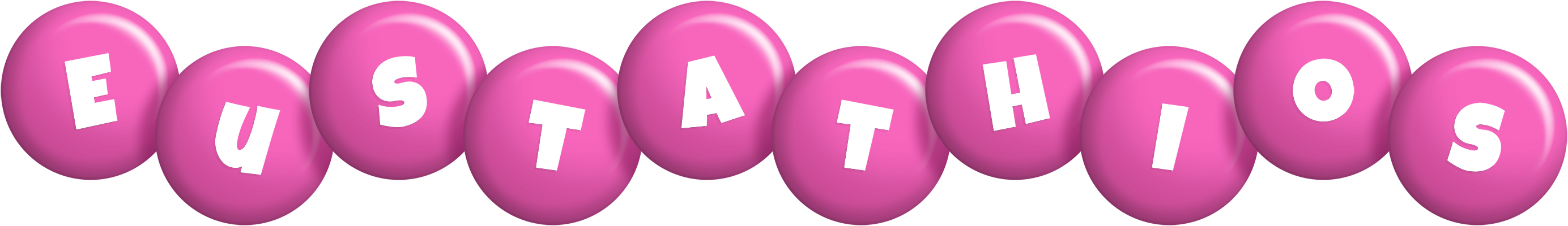 Eustathios candy-pink logo