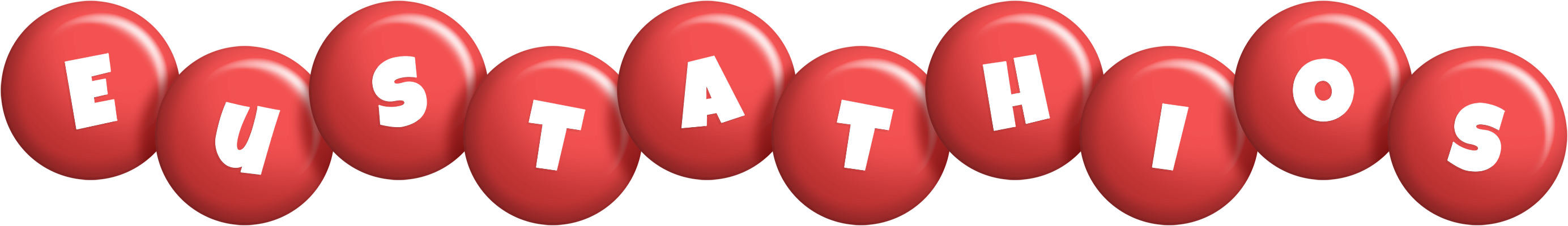 Eustathios candy-red logo