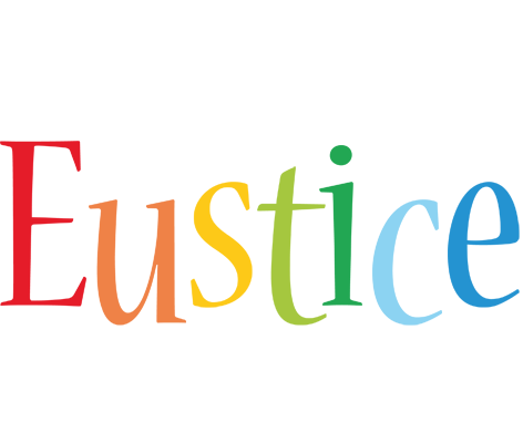Eustice birthday logo