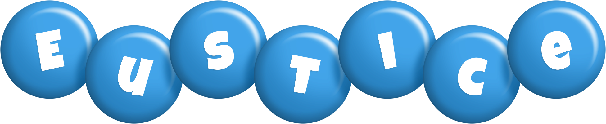 Eustice candy-blue logo