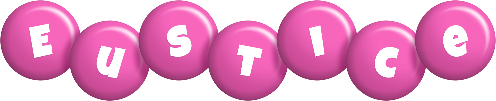 Eustice candy-pink logo