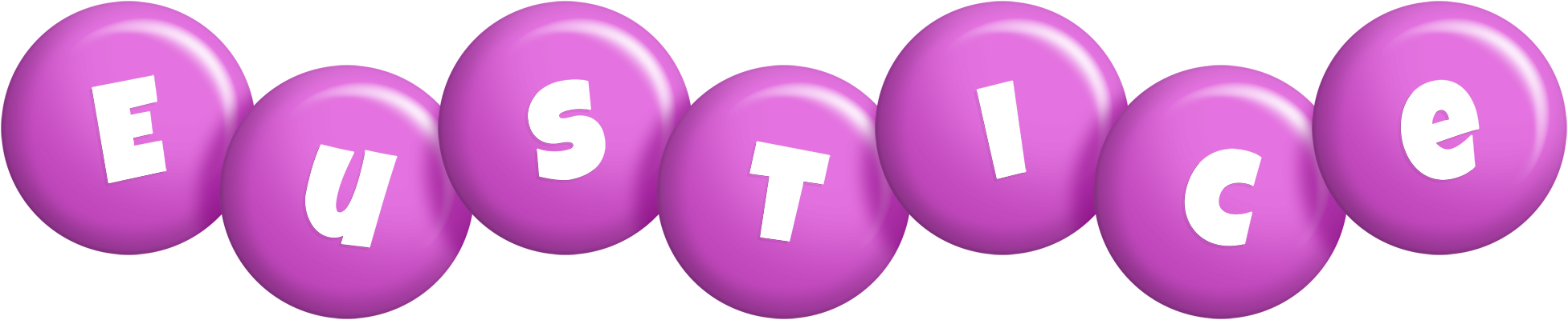Eustice candy-purple logo