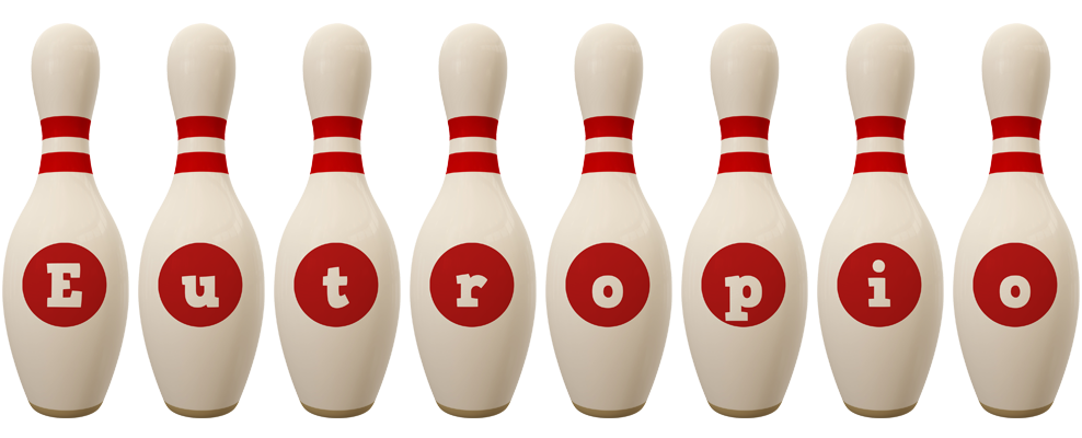 Eutropio bowling-pin logo
