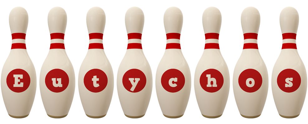 Eutychos bowling-pin logo