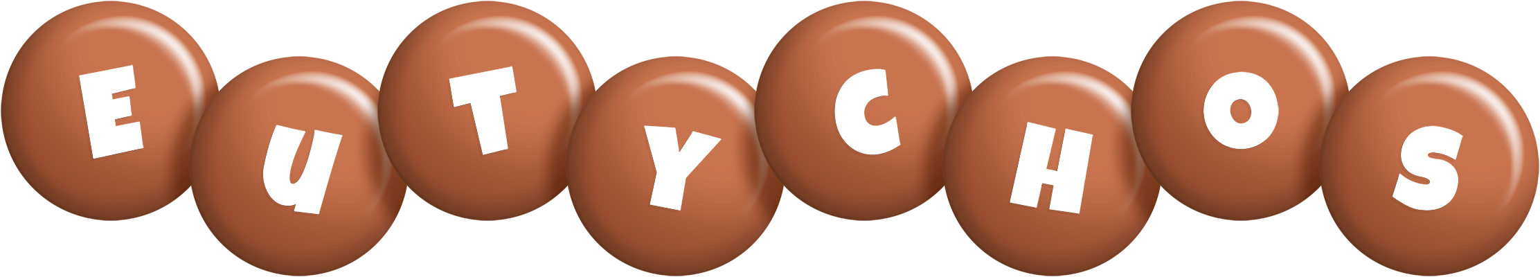 Eutychos candy-brown logo