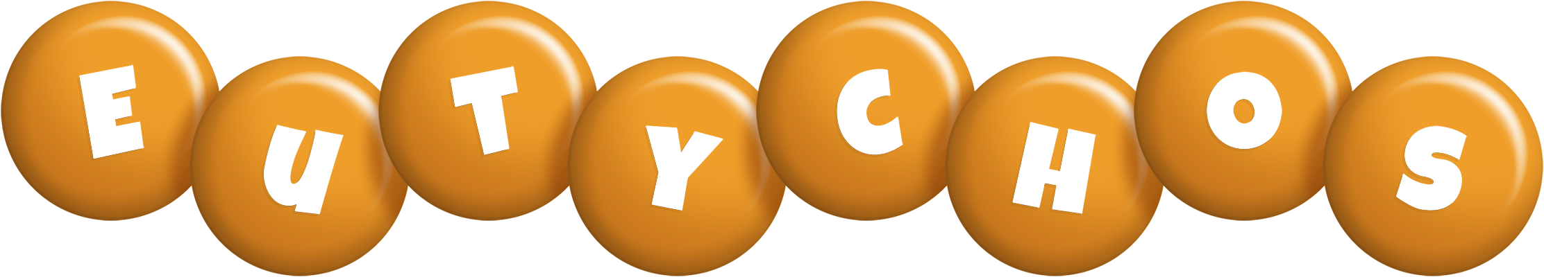 Eutychos candy-orange logo