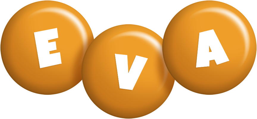 Eva candy-orange logo