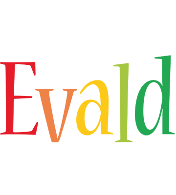 Evald birthday logo