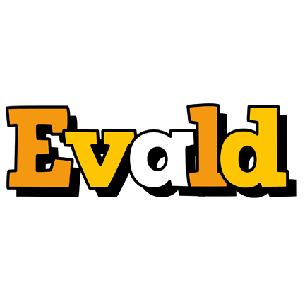 Evald cartoon logo