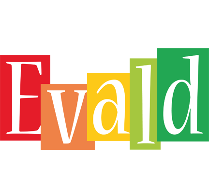 Evald colors logo