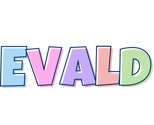 Evald pastel logo