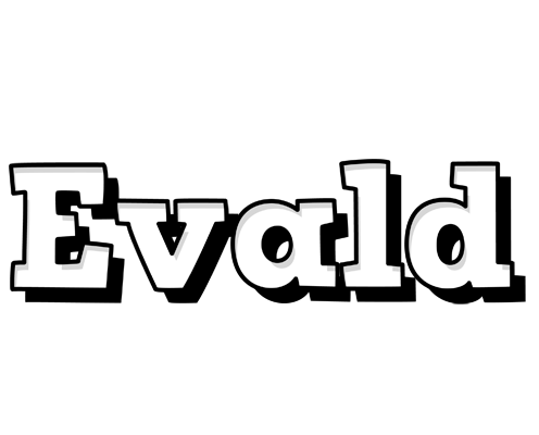 Evald snowing logo