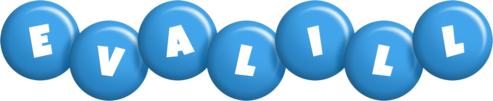 Evalill candy-blue logo