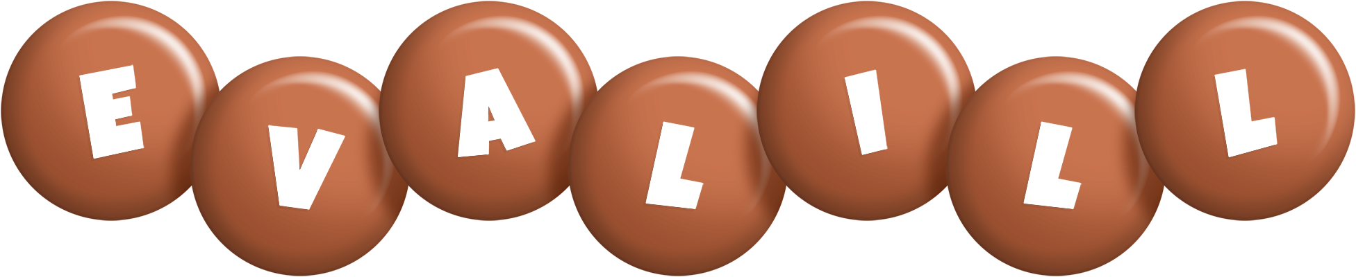 Evalill candy-brown logo