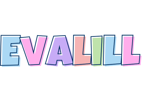 Evalill pastel logo