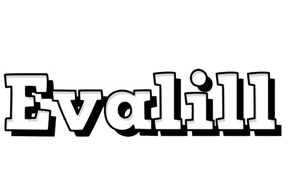 Evalill snowing logo