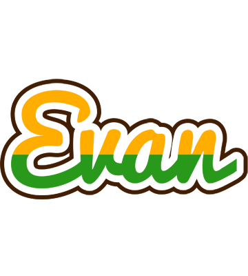 Evan banana logo
