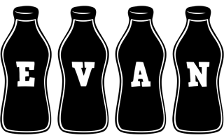Evan bottle logo