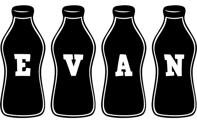 Evan bottle logo