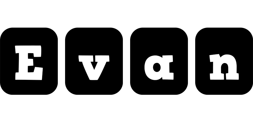 Evan box logo