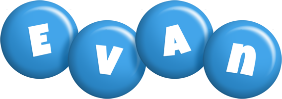 Evan candy-blue logo