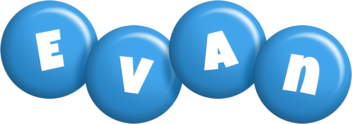 Evan candy-blue logo