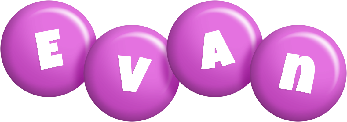Evan candy-purple logo