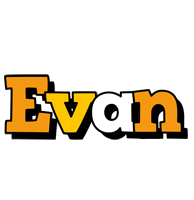 Evan cartoon logo