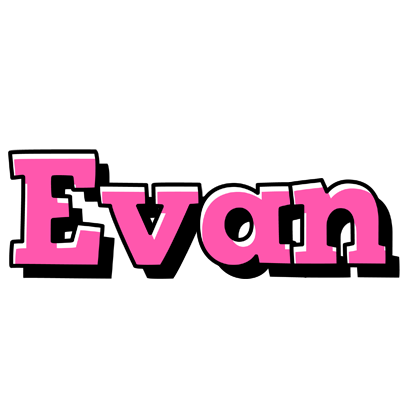 Evan girlish logo
