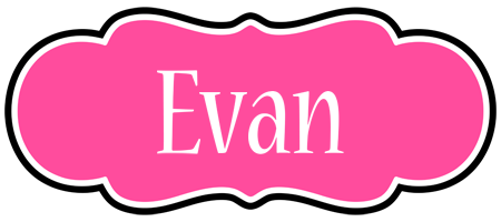 Evan invitation logo