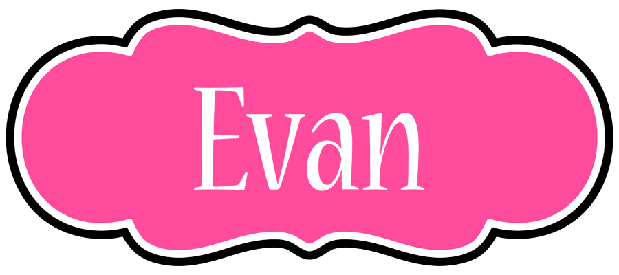 Evan invitation logo