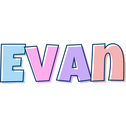 Evan pastel logo