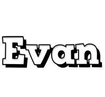 Evan snowing logo