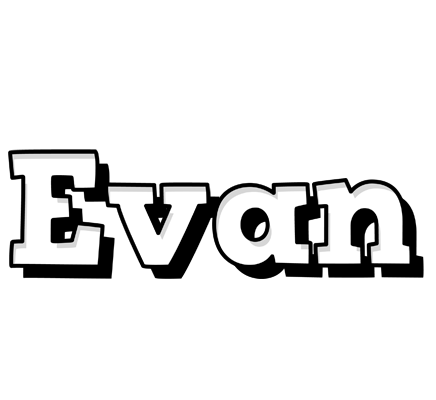 Evan snowing logo