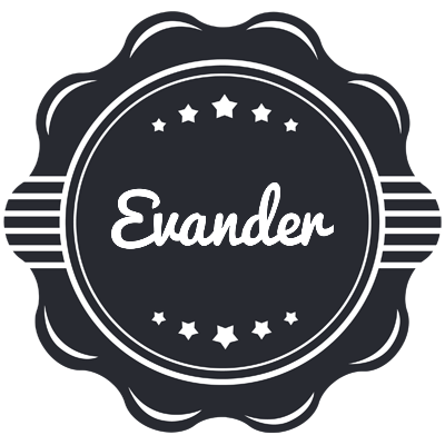 Evander badge logo