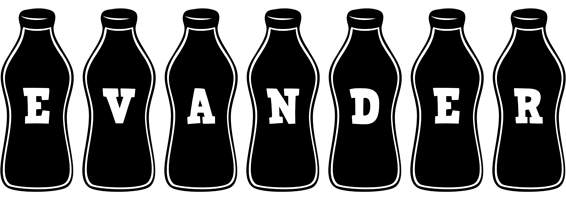 Evander bottle logo